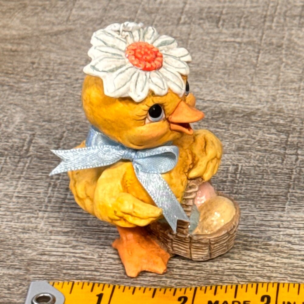 Bethany Lowe Daisy Duckling with Basket